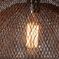 10 Dual Layer Mesh Design Metal Chandelier Rustic Bronze By Casagear Home BM227726