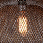 12.5 Dual Layer Mesh Design Metal Chandelier Rustic Bronze By Casagear Home BM227727