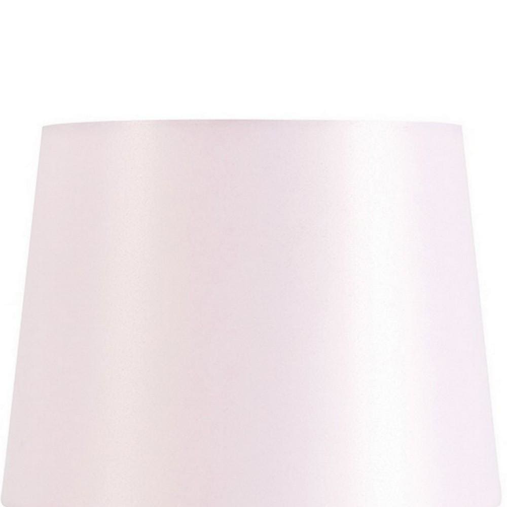 Hardback Shade Table Lamp with Crystal Accents Pink By Casagear Home BM230974