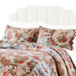 Rome 2 Piece Reversible Floral Print Twin Quilt Set Multicolor By Casagear Home BM231030