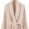 Marseille Fabric Bathrobe with Shawl Collar The Urban Port Medium Beige By Casagear Home BM231547