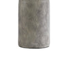 Textured Ceramic Frame Table Lamp with Fabric Shade Gray and Off White By Casagear Home BM231942