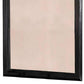 36 Inches Rectangular Wood Encased Mirror Black By Casagear Home BM232102