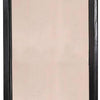 36 Inches Rectangular Wood Encased Mirror Black By Casagear Home BM232102