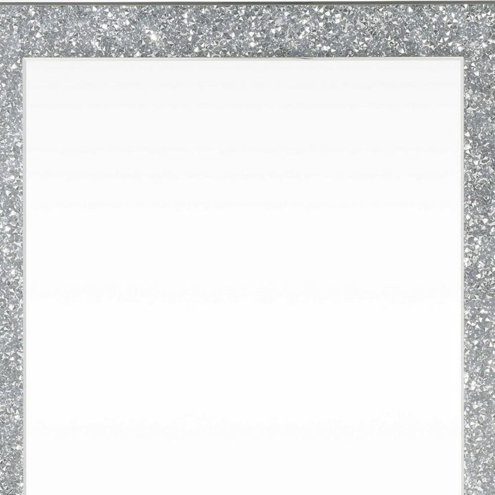 Rectangular Beveled Wall Mirror with Touch Led Silver By Casagear Home BM232515