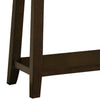 Wooden Console Table with One Open Shelf Brown By Casagear Home BM233168