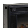 43 Inches Electric Fireplace Insert with Log Set Look Black - BM238418 By Casagear Home BM238418