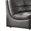 Accent Chair with Leatherette Upholstery and Tufted Details Black By Casagear Home BM239856