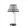 Table Lamp with Wireless Charging and USB Port, Silver By Casagear Home