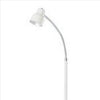 Floor Lamp with Adjustable and Bendable Gooseneck White By Casagear Home BM240393