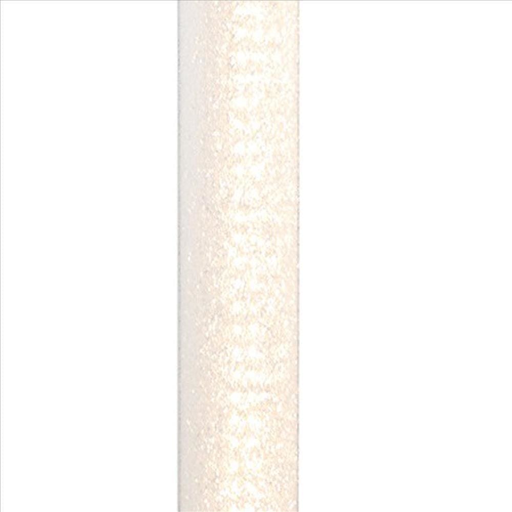 Column Style Floor Lamp with Sandrock Acrylic Tube Clear By Casagear Home BM240869