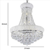 Crystal Ceiling Lamp with Chandelier Design Body Clear By Casagear Home BM240871