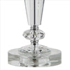 Turned Tubular Crystal Body Table Lamp Clear By Casagear Home BM240935