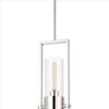 Pendant with Cylindrical Rotatable Glass Shade Chrome BM241872