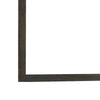 Mirror with Wooden Frame and Mounting Hardware Dark Brown By Casagear Home BM242642