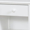 Nightstand with 1 Drawer and 1 Open Shelf White By Casagear Home BM245830