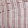 3 Piece Queen Comforter Set with Vertical Stripes Pattern White and Pink By Casagear Home BM246983