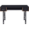 Computer Desk with 2 Drawers and Keyboard Tray Black By Casagear Home BM250324