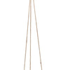 Hanging Planter with Ceramic Body and Textured Details Beige By Casagear Home BM263810