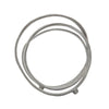 Sculpture with Metal Interconnected Ring Design Silver By Casagear Home BM266274