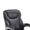 Office Chair with Adjustable Height and Casters Brown and Silver By Casagear Home BM266484