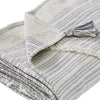 Veria 60 x 70 Cotton Throw with Diamond Pattern The Urban Port Gray By Casagear Home BM269188