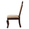 Side Chair with Padded Seating and Cabriole Legs Set of 2 Brown By Casagear Home BM269212