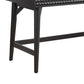 Writing Desk with 3 Drawers and Wooden Frame Black By Casagear Home BM269320