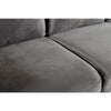 Judy 60 Inch Velvet Upholstered Loveseat with Nailhead Trim Gray By Casagear Home BM271912