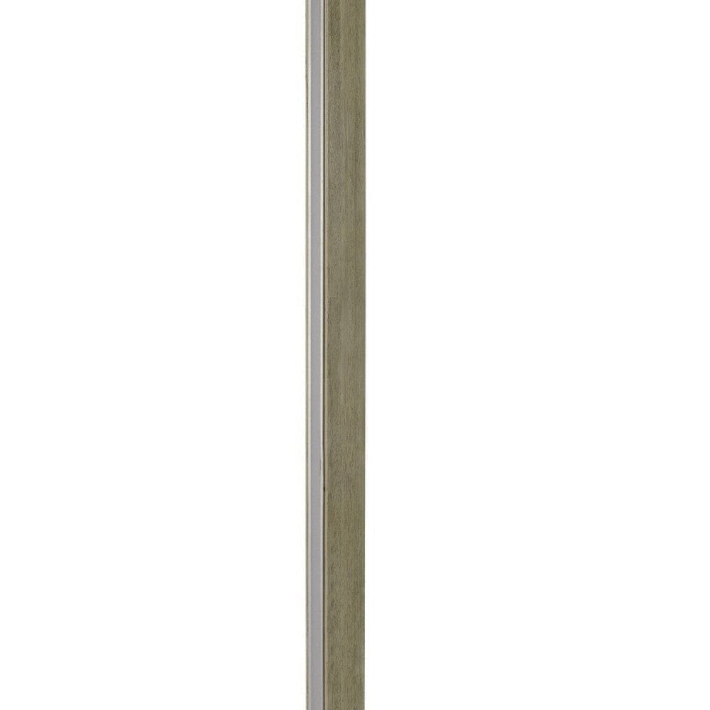 61 Inch Wood Floor Lamp Dimming LED Column Brown By Casagear Home BM271958