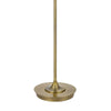 64 Inch Metal Floor Lamp with Pull Chain Switch Brass By Casagear Home BM272214