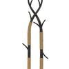 60 Inch Metal Tree Branch Base Floor Lamp Dimmer Black By Casagear Home BM272216