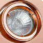 4 Inch 12V Round Ceiling Light with Metal Antique Copper By Casagear Home BM272353