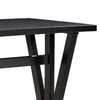 47 Inch Ethan Collection Wood Dining Table V Shaped Legs Trestle Dark Brown By Casagear Home BM273022