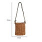 Woven Wicker Basket with Rope Hanger Small Brown By Casagear Home BM273096