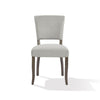 20 Inch Upholstered Solid Timber Flared Dining Chair Set of 2 Light Gray By Casagear Home BM273918