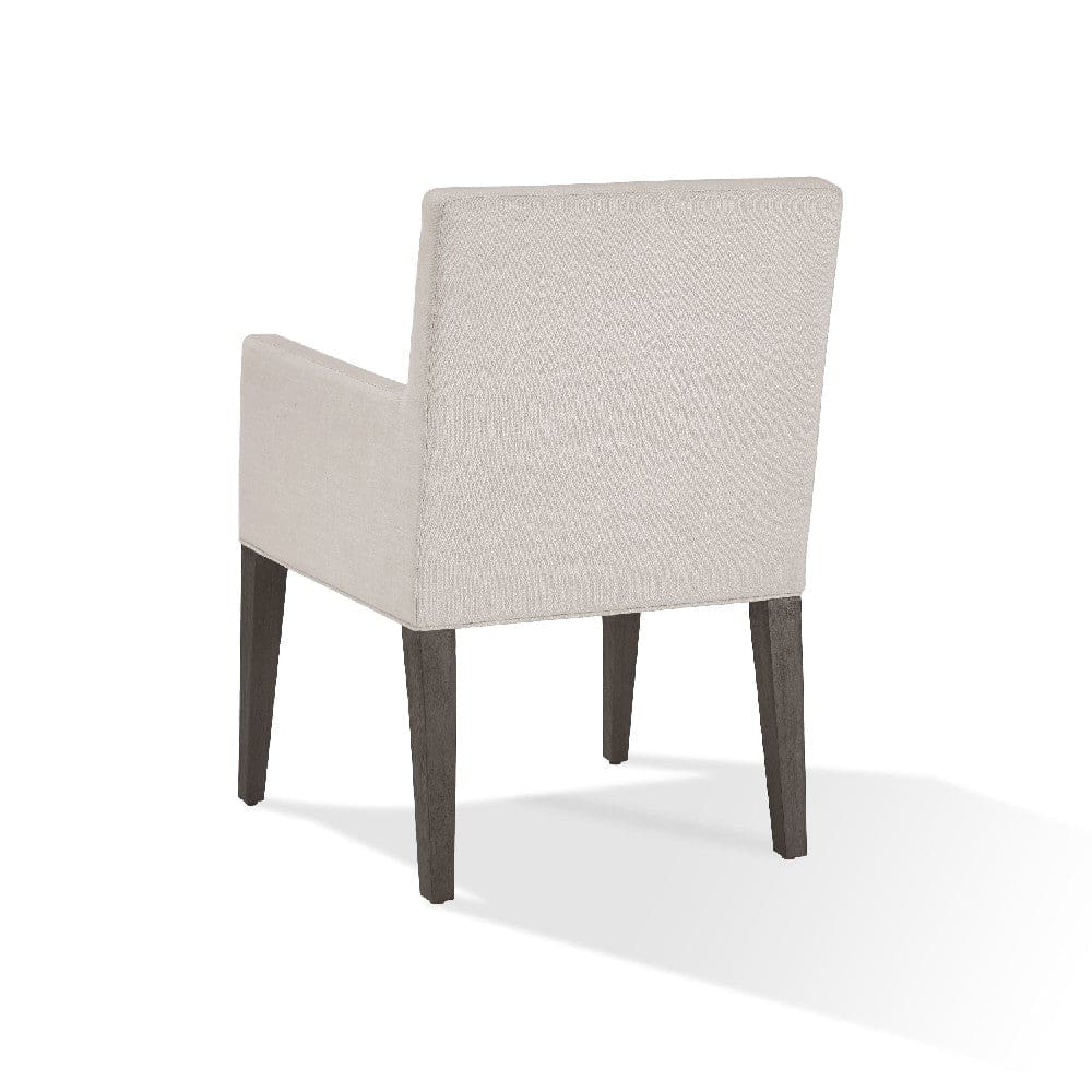 Mod 24 Inch Dining Armchair Upholstered Rubberwood Set of 2 Light Gray By Casagear Home BM274139