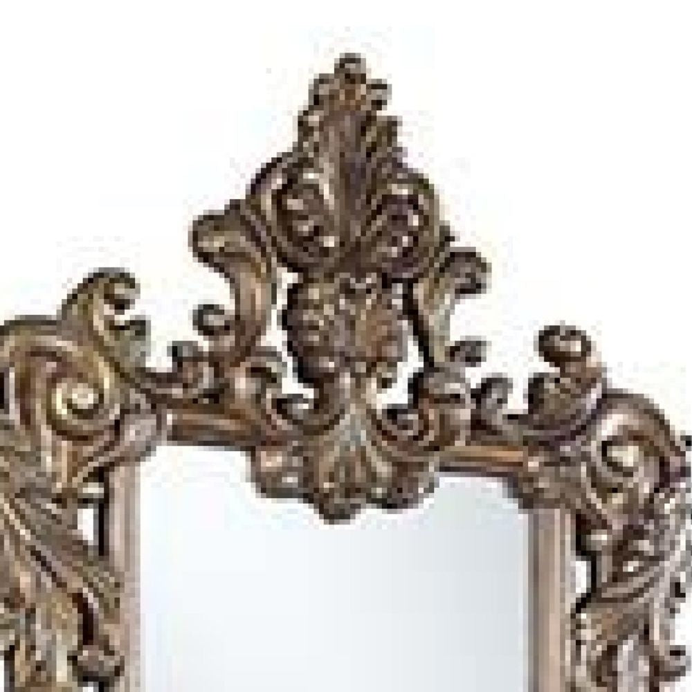 60 Inch Wall Mirror Oversized Scrolled Carving Bronze By Casagear Home BM275051