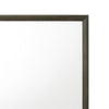 45 Inch Solid Wood Mirror Rectangular Landscape Rustic Gray By Casagear Home BM275077