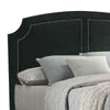 Lily Platform King Upholstered Bed Padded Headboard Black Gold By Casagear Home BM275735