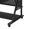 Gia 67 Inch Music Desk Studio Workstation Keyboard Tray Shelves Black By Casagear Home BM276200