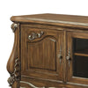 75 Inch TV Media Entertainment Center 3 Cabinets Antique Oak By Casagear Home BM276263