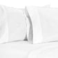 Matt 4 Piece California King Bed Sheet Set Soft Organic Cotton White By Casagear Home BM276835