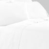 Minka 4 Piece Twin Bed Sheet Set Soft Antimicrobial Microfiber White By Casagear Home BM276840