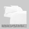 Minka 6 Piece California King Bed Sheet Set Soft Microfiber White By Casagear Home BM276844