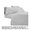 Minka 6 Piece Queen Bed Sheet Set Soft Antimicrobial Microfiber Gray By Casagear Home BM276847