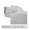 Minka 6 Piece King Bed Sheet Set Soft Antimicrobial Microfiber Gray By Casagear Home BM276848