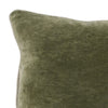 Hillary 18 Inch Square Velvet Decorative Throw Pillow Welt Cord Green By Casagear Home BM276937