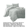 Alice 8 Piece Queen Comforter Set Soft Light Gray By The Urban Port By Casagear Home BM276998