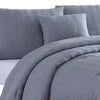 Alice 4 Piece Textured Microfiber Queen Comforter Set The Urban Port Gray By Casagear Home BM277116